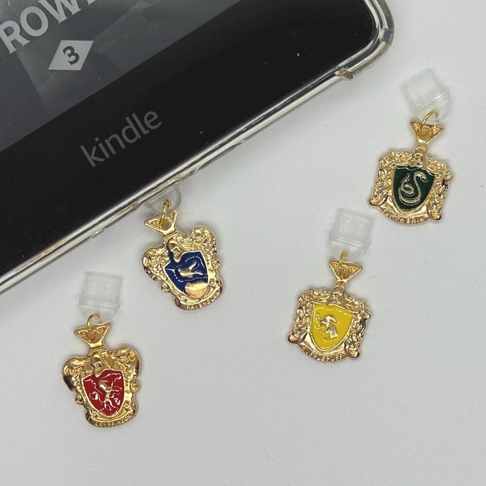 Harry Potter-Inspired Kindle Charm  House Crest eReader Accessories Choose 1